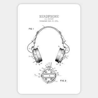 HEADPHONES patent Magnet